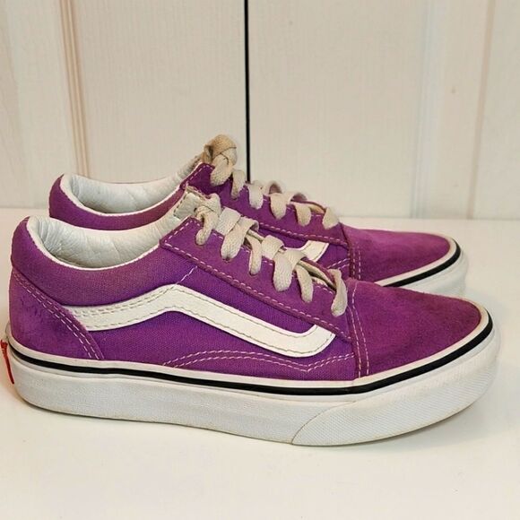 Vans Old Skool Purple Suede Skater Sneakers 13.5 - Picture 1 of 8